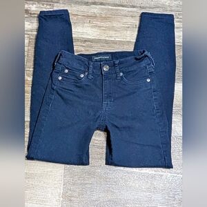 Aeropostale Navy High Rise Skinny/Jegging Pants -Sz 000